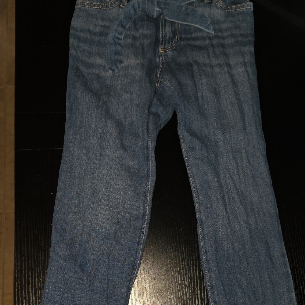 The Children's Place Blue Kids Jeans with Belt (Girls)